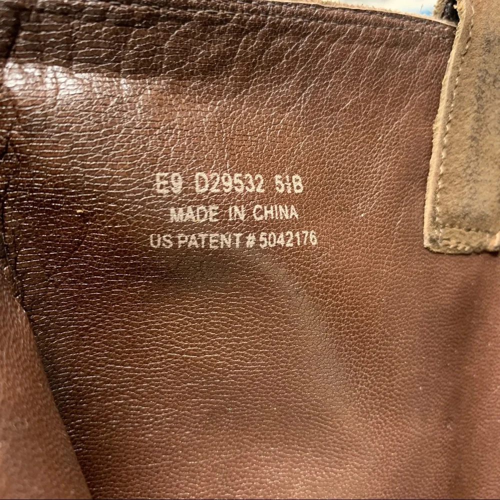 Cole Haan Petra Brown Leather Riding Boots Knee High Women's Size 5.5 Side Zip